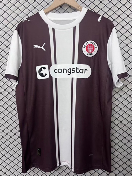 25-26 ST PAULI Special Edition Fans Soccer Jersey