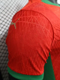 24-25 Morocco Home Player Version Soccer Jersey (带气吼)
