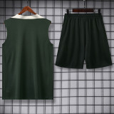 25-26 CHE Dark gray Tank top and shorts suit