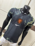 26-27 Netherlands Black Goalkeeper Player Version Soccer Jersey