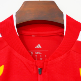 26-27 Germany Red Top Half Pull Tracksuit (半拉上衣)