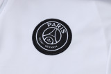 26-27 PSG White Half Pull Tracksuit #B26029(半拉链)