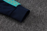 25-26 Marseille Royal blue Kids Jacket Tracksuit #E25240(童装)