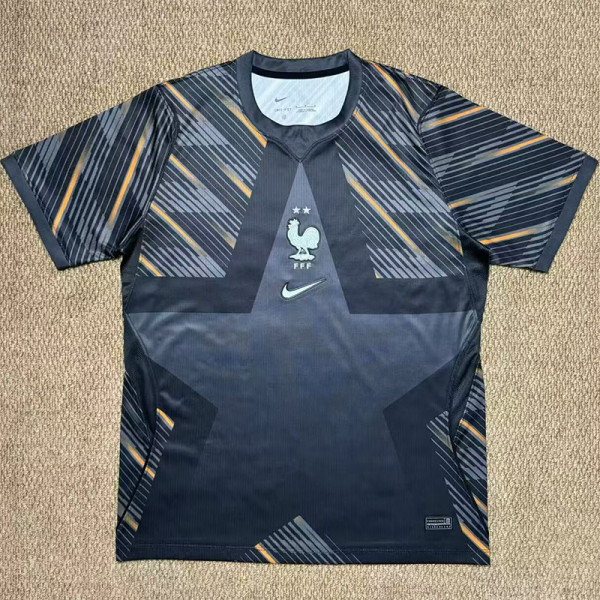 26-27 France Grey Goalkeeper Fans Soccer Jersey