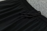 26-27 INT Black Short shirts and Long trousers Suit (圆领)