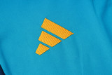 26-27 Spain Lake blue Kids Half Pull Tracksuit #E26023(童装)(半拉链)