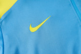 25-26 BAR Light blue Half Pull Tracksuit #B25156(半拉链)