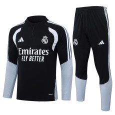 26-27 RMA Black Half Pull Tracksuit #B26013(半拉链)