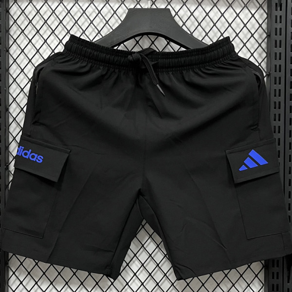 A2635 AD Black Casual Short Pants