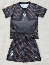 26-27 France Grey Goalkeeper Kids Soccer Jersey