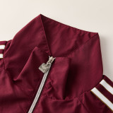 26-27 ARS Brown Red Half Pull Windbreaker (半拉风衣)