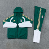 25-26 Italy Green Windbreaker Suit (Hoodie)(风衣套装)