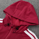 25-26 Germany Red Windbreaker Suit (Hoodie)(风衣套装)