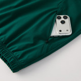 26-27 Algeria Green Windbreaker Suit (Hoodie)(风衣套装)