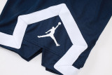 A2519 AJ Royal blue Bastketball Casual Short Pants #芙兰白