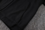 25-26 Ajax Black Hoodie Jacket Tracksuit #F639
