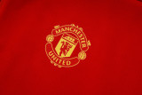 25-26 Man Utd Red Hoodie Jacket Tracksuit #F642