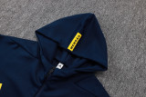 25-26 Flamengo Royal blue Hoodie Jacket Tracksuit #F634