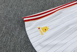 25-26 Roma White Training Short Suit