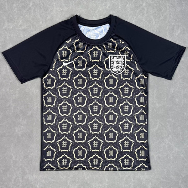 26-27 England Black Limited Edition Pre-Match Training shirts