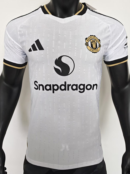 26-27 Man Utd White Player Version Fans Soccer Jersey