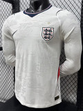 26-27 England Home Long Sleeve Player Version Soccer Jersey (长袖球员)