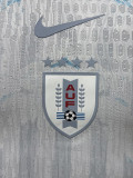 26-27 Uruguay White Blue Special Edition Player Version Soccer Jersey