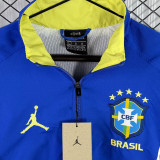 26-27 Brazil Jordan Blue Windbreaker