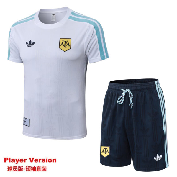 26-27 Argentina White Player Version Training Short Suit (球员短套装)#D2604