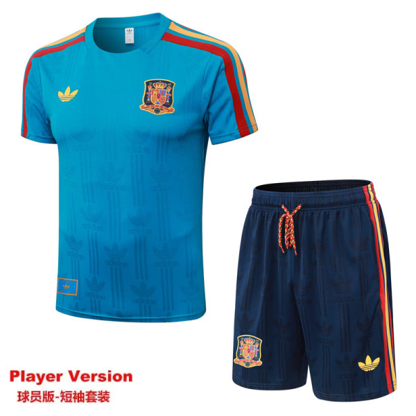 26-27 Spain Lake blue Player Version Training Short Suit (球员短套装)#D2604