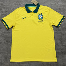 26-27 Brazil Yellow Polo Short Sleeve