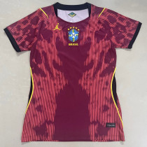 26-27 Brazil JD Red Goalkeeper Women Soccer Jersey (女)