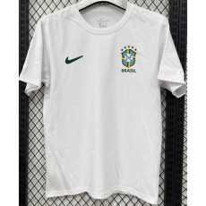 T291 Brazil White High Quality Casual T-Shirt