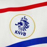 2010 Netherlands Away Long Sleeve Retro Soccer Jersey (长袖)