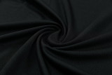 26-27 LIV Black Short shirts and Long trousers Suit (圆领)