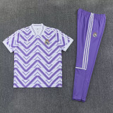 26-27 RMA Purple Short shirts and Long trousers Suit (圆领)