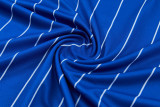 26-27 RMA Fancy blue Short shirts and Long trousers Suit (圆领)
