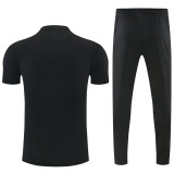 26-27 LIV Black Short shirts and Long trousers Suit (圆领)