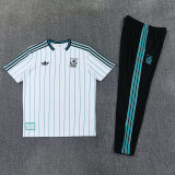 26-27 LIV White Short shirts and Long trousers Suit (圆领)