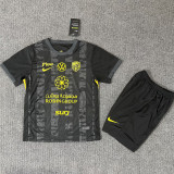 25-26 Ittihad Club Black Kids Soccer Jersey