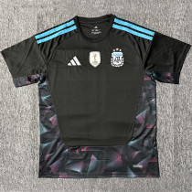 26-27 Argentina Black Goalkeeper Fans Soccer Jersey