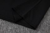 26-27 PSG Black Half Pull Tracksuit #B26033(半拉链)