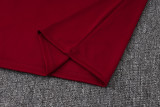 26-27 Spain Brown Red Half Pull Tracksuit #B26036(半拉链)