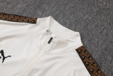 26-27 Man City Beige Half Pull Tracksuit #B26038(半拉链)