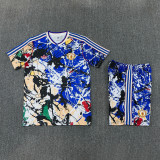 26-27 Man Utd Blue Training Short Suit