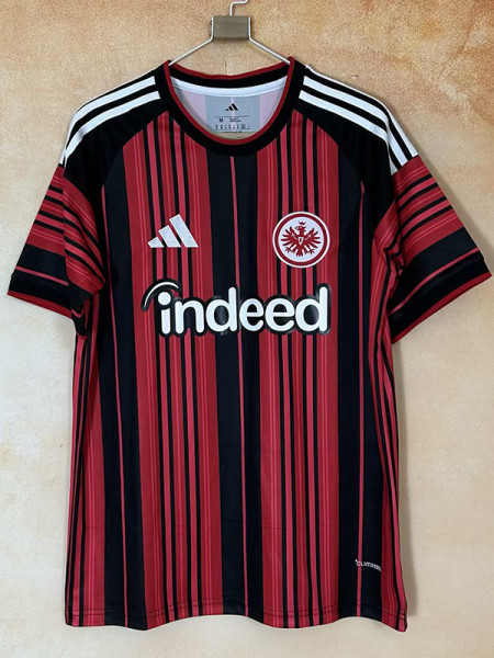 26-27 Frankfurt Red Black Fans Soccer Jersey