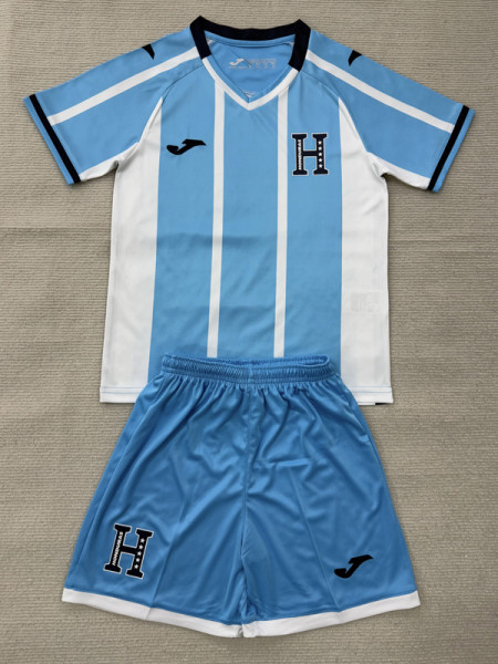26-27 Honduras Away Kids Soccer Jersey