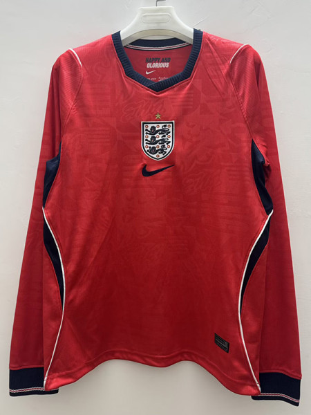 26-27 England Away Long Sleeve Soccer Jersey (长袖)