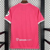 25-26 Sevilla Pink Special Edition Fans Soccer Jersey (复古章)