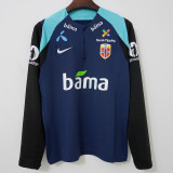 25-26 Norway Royal blue Top Half Pull Tracksuit (半拉上衣)